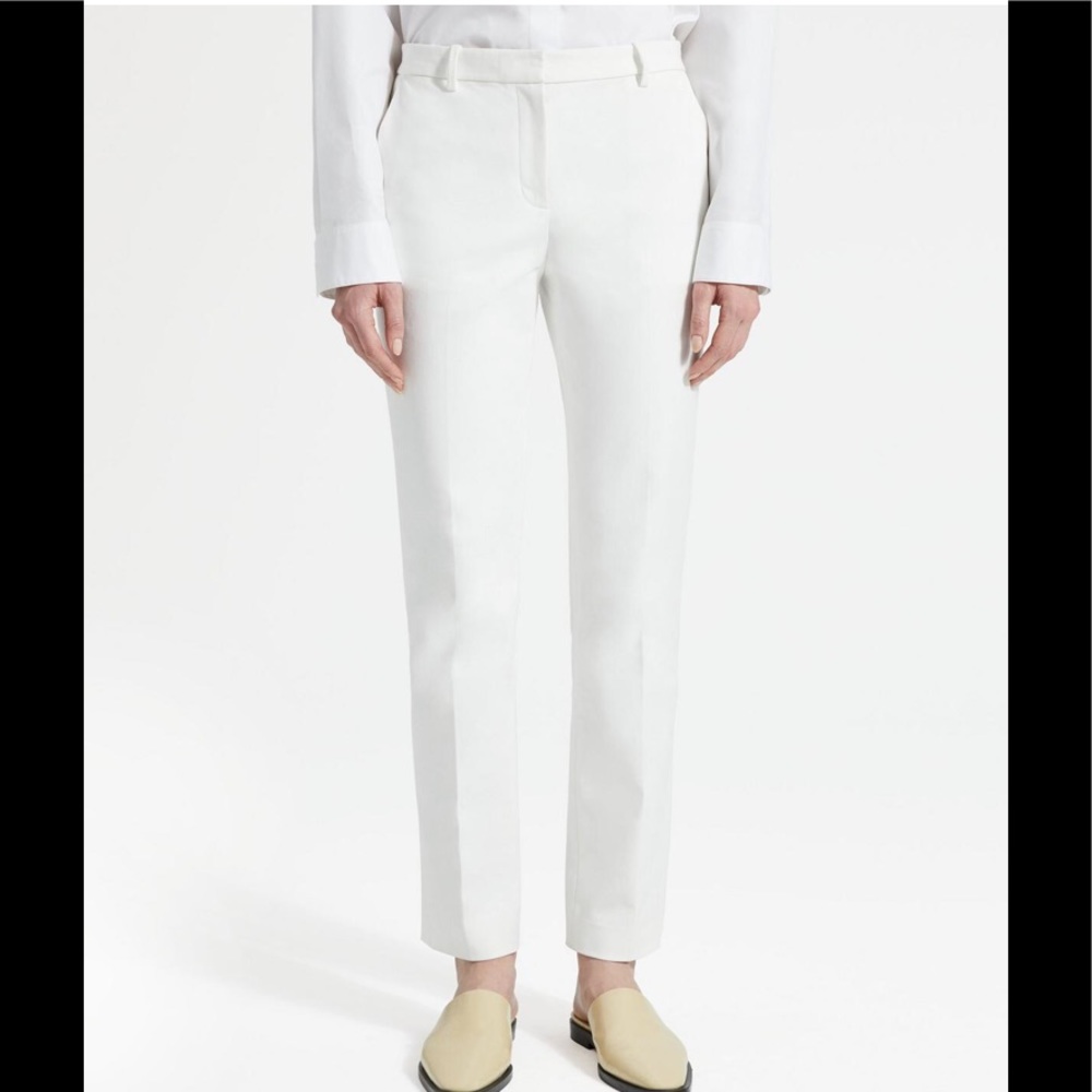 Double stretched cotton tailored trouser